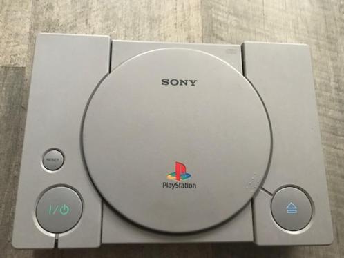 Sony PlayStation 1 SCPH-9002, Games en Spelcomputers, Spelcomputers | Sony PlayStation 1, Gebruikt, Met 2 controllers, Met games