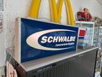 SCHWALBE fietsen oude reclame lichtbak, Verzamelen, Ophalen of Verzenden, Gebruikt, Lichtbak of (neon) lamp
