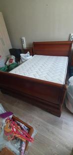 CHAMBRE A COUCHER EN MERISIER, Maison & Meubles, Chambre à coucher | Chambres à coucher complètes, Enlèvement, Utilisé, Deux personnes