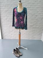 Longsleeve Desigual S, Blauw, Ophalen of Verzenden, Zo goed als nieuw, Desigual