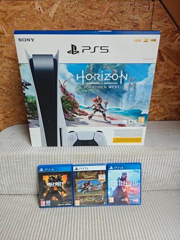 Playstation 5 disc versie met games  beschikbaar voor biedingen