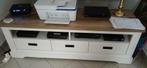 Meuble tv blanc et bois plus table basse