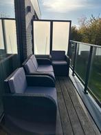 Loungeset Allibert, Tuin en Terras, Tuinsets en Loungesets, Ophalen, 4 zitplaatsen, Kunststof, Gebruikt