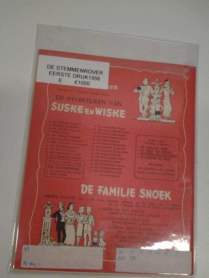 de stemmenrover 1956, Boeken, Stripverhalen, Nieuw, Eén stripboek, Ophalen