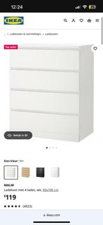 Ikea MALM ladekast 4 lades NIEUW IN DOOS, Huis en Inrichting, Ophalen, Zo goed als nieuw