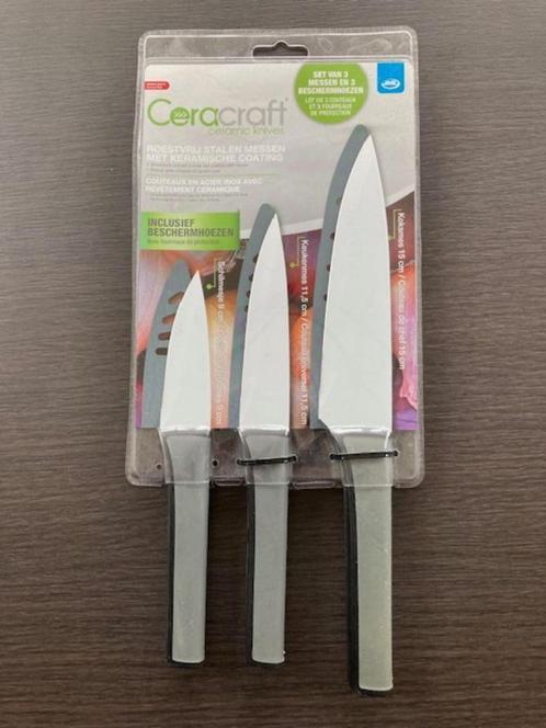 Doe voorzichtig rekken afvoer ② Ceracraft set van 3 keramiek messen — Keuken | Bestek — 2dehands