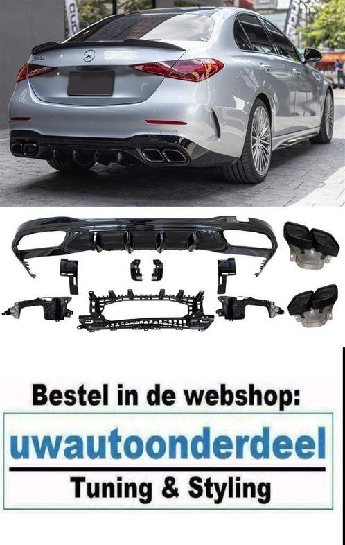 C63 AMG Look Black Uitlaat Geschitk voor MB C Klasse W206 S2, Auto diversen, Tuning en Styling, Verzenden