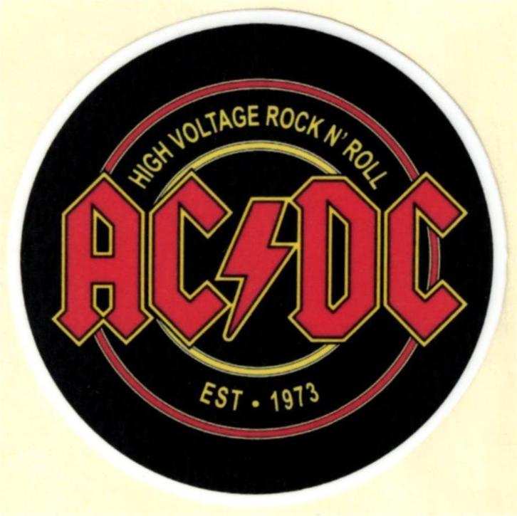 ACDC sticker #9, Verzamelen, Muziek, Artiesten en Beroemdheden, Nieuw, Verzenden