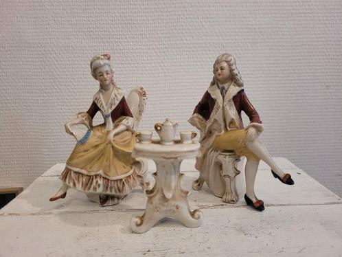 couple romantiques en porcelaine de saxe 19ème siecle, Antiquités & Art, Antiquités | Porcelaine, Enlèvement
