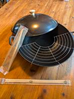 Wok en fonte noir, Ophalen, Zo goed als nieuw, Gietijzer, Wok