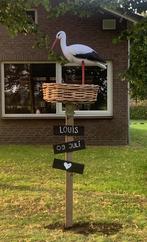Te huur geboortenooievaar, Kinderen en Baby's, Ophalen, Zo goed als nieuw, Geboortebord