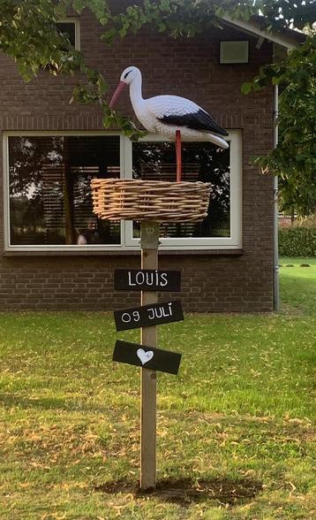 Te huur geboortenooievaar beschikbaar voor biedingen