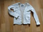 Mooie gilet Wit  Goud randje Terre Bleue 8 jaar, Kinderen en Baby's, Gebruikt, Terre Bleue, Meisje, Trui of Vest