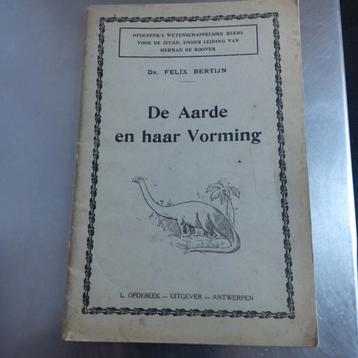 De aarde en haar vorming (1928). beschikbaar voor biedingen