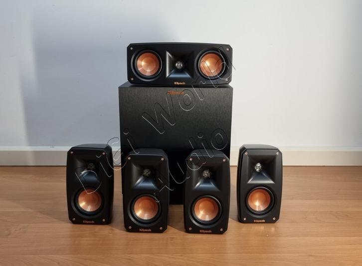 Klipsch 5.1 Referentie Theaterpakket, Audio, Tv en Foto, Luidsprekerboxen, Zo goed als nieuw, Complete surroundset, 60 tot 120 watt