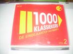 5 CD BOX - RADIO 2 - 1000 KLASSIEKERS - VOL 2, Cd's en Dvd's, Ophalen of Verzenden, Zo goed als nieuw, Pop, Boxset