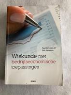 Wiskunde met bedrijfseconomische toepassingen, Boeken, Ophalen of Verzenden, Zo goed als nieuw, Economie en Marketing