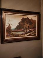 Zeer mooi en groot schilderij op doek, in goede staat., Enlèvement