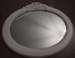 Nieuwe mooie ovale spiegel met witte kader, Ovale, Enlèvement, Neuf
