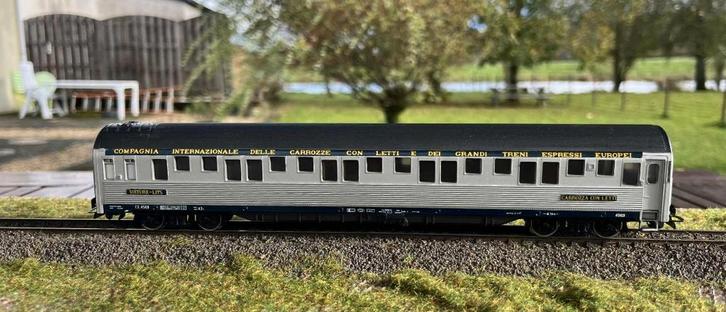 Rivarossi CIWL Type P-auto - HO/DC, Hobby en Vrije tijd, Modeltreinen | H0, Gebruikt, Wagon, Gelijkstroom of Wisselstroom, Overige merken