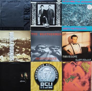 Lot van 9  NEW WAVE/ELECTRO/INDIE vinyl 12" maxi singles, Enlèvement ou Envoi, Utilisé, 12 pouces, Alternatif