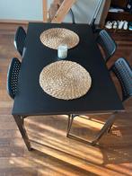 Tafel met 4 stoelen, Huis en Inrichting, Ophalen, Zo goed als nieuw