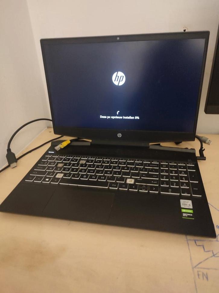 Gaming laptop hp i5-10300h gtx 1650 ti lage prijs, Computers en Software, Windows Laptops, Zo goed als nieuw, Gaming, Ophalen of Verzenden