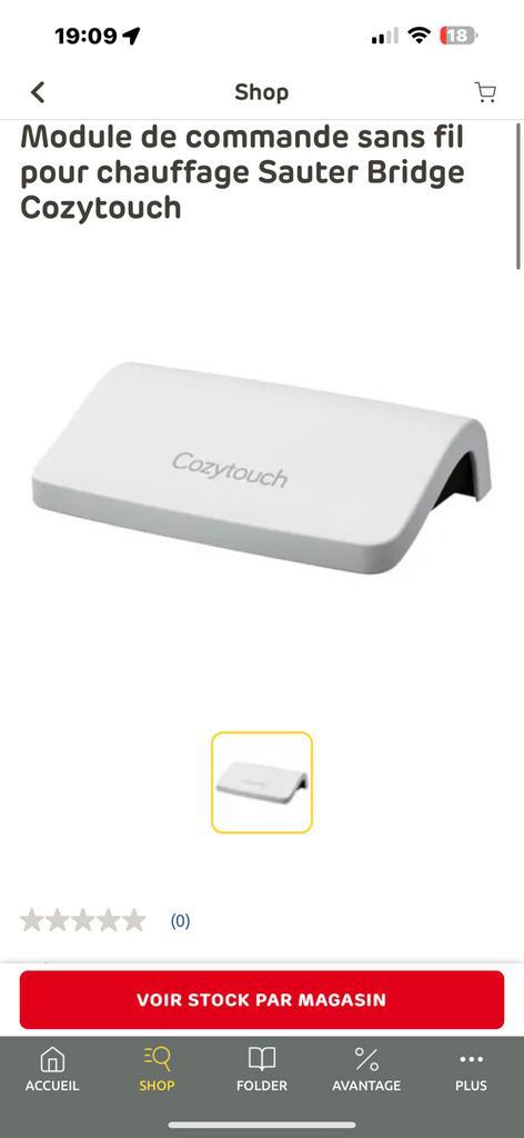 Cozytouch Skip Heating draadloze bedieningsmodule, Computers en Software, Accesspoints, Zo goed als nieuw, Ophalen