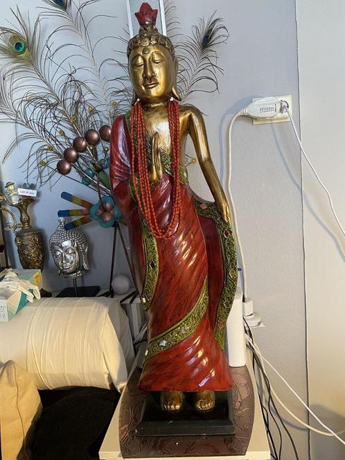beeld Boeddha mandalay, Thailand 90 cm, Huis en Inrichting, Woonaccessoires | Boeddhabeelden, Zo goed als nieuw, Ophalen of Verzenden