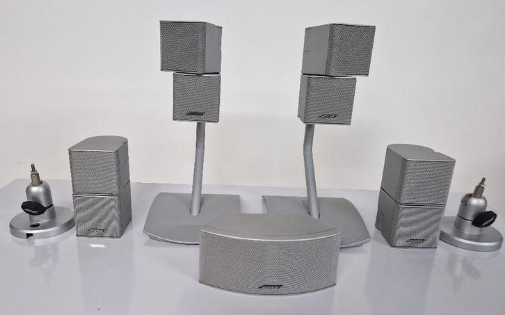 5 X Bose jewel cubes, Audio, Tv en Foto, Luidsprekerboxen, Zo goed als nieuw, Front, Rear of Stereo speakers, 60 tot 120 watt