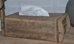 Tissue Box Oude Baksteen Mal - Vintage - LANDLEIJK, Ophalen of Verzenden, Zo goed als nieuw, Rechthoekig, Hout
