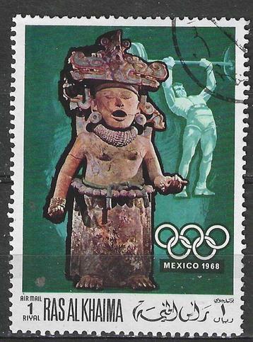 Ras Al Khaima 1968 - Stampworld 273 - Mexico - 1 R. (ST) beschikbaar voor biedingen