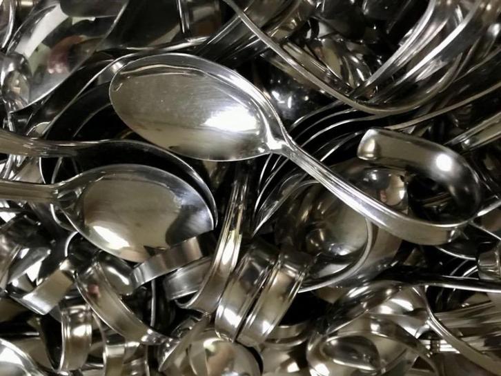 Amuselepels 18/10 inox, Huis en Inrichting, Keuken | Bestek, Zo goed als nieuw, Los bestek, Inox of Chroom, Vaatwasserbestendig