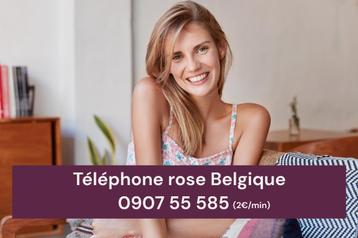 Téléphone rose Belgique au 0907 55 585 (2€/min) beschikbaar voor biedingen