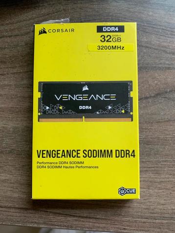 Corsair Vengeance 1x32gb DDR4 RAM geheugen voor laptop