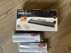 Vacuum sealer + 2 sealverpakkingen (vlees, vis, kaas,…), Ophalen, Minder dan 50 cm, Nieuw, Minder dan 25 cm