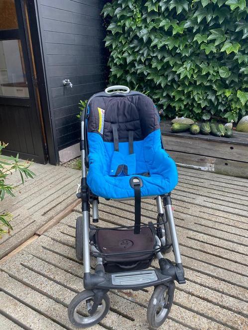 Merk: mutsy slider (bruin/blauw), Kinderen en Baby's, Buggy's, Gebruikt, Overige merken, Voetenzak, Ophalen