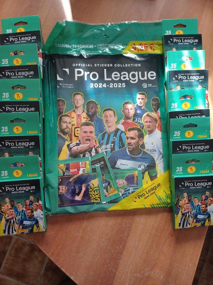 Panini Pro League 2024-2025 blisters + starterpack., Verzamelen, Overige Verzamelen, Nieuw, Ophalen of Verzenden