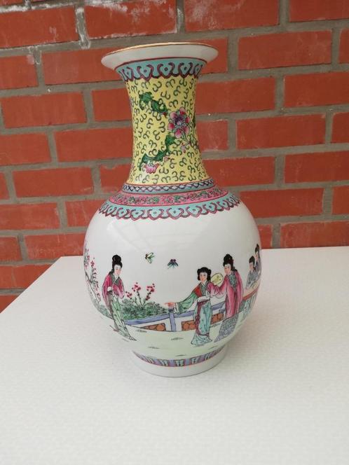 Chinees porselein--Chinese Tianpu vase-Poeme-Qianlong-China, Antiek en Kunst, Antiek | Porselein, Verzenden