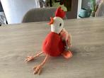 Baby speelgoed pluche kip character (Rammelaar) (28 cm), Ophalen of Verzenden, Zo goed als nieuw, Rammelaar