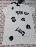 T-shirt met patches, Wit, Nieuw, Ophalen of Verzenden, The New Dessigners