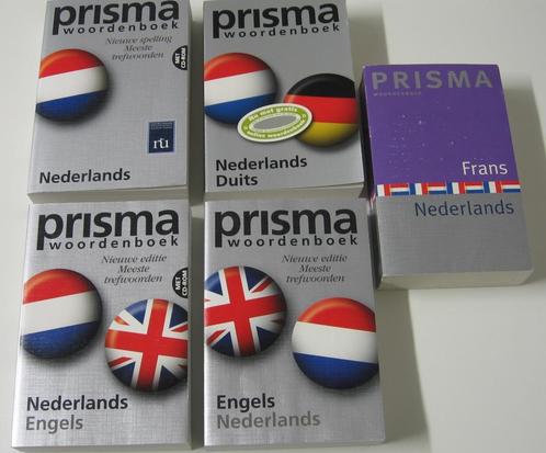5 PRISMA Woordenboeken, Ned., Engels, Frans, Duits, Boeken, Schoolboeken, Zo goed als nieuw, Duits, Ophalen of Verzenden