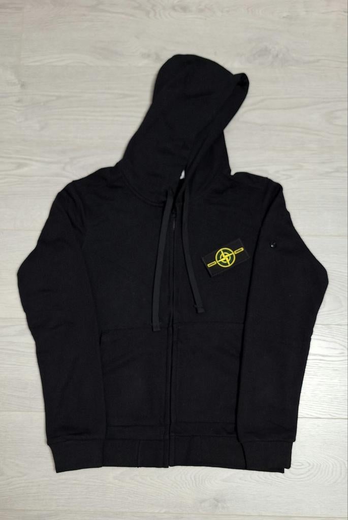 Hoodie zippé stone island, Kleding | Heren, Truien en Vesten, Nieuw, Maat 48/50 (M), Zwart, Ophalen of Verzenden