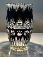 Vase Art Déco cristal taillé Val Saint Lambert 5,5 kg prune, Enlèvement