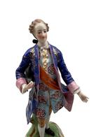 Figurine porcelaine allemande 26 cm – Étiquette Paris Opéra, Enlèvement ou Envoi