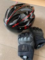 Step/fietshelm met vizier en handschoenen nieuw, Fietsen en Brommers, Ophalen of Verzenden, Nieuw