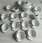 Service à thé complet porcelaine fine Bavière vintage, Antiquités & Art