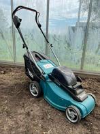 Makita grasmachine op batterij, Tuin en Terras, Grasmaaiers, Ophalen, Accu-grasmaaier, Zo goed als nieuw, Opvangbak