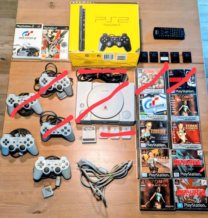 Playstation 1,2,+jeux+accessoires. " Bien Lire l'annonce"., Games en Spelcomputers, Spelcomputers | Nintendo 2DS en 3DS, Zo goed als nieuw