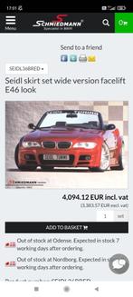 BMW E46 kit Seidl tuning, Autos : Divers, Tuning & Styling, Enlèvement